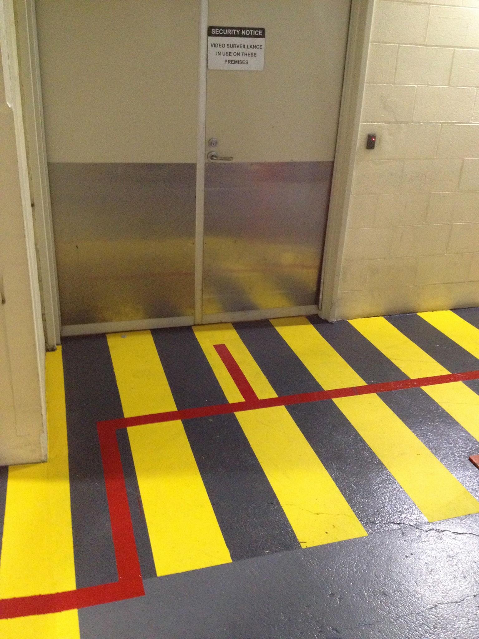 line marking from priority