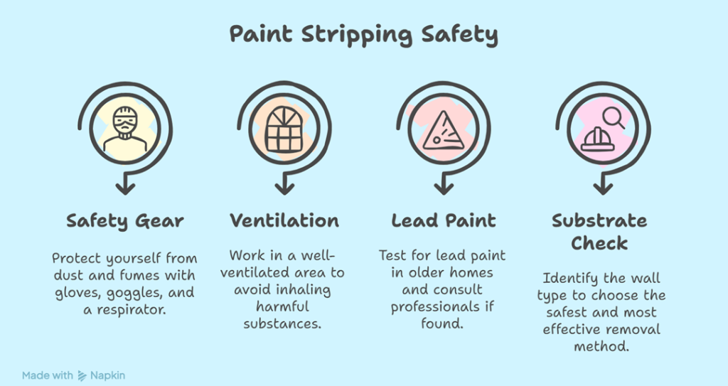 Tips for removing old wall paint