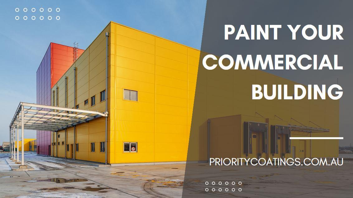 Paint commercial building