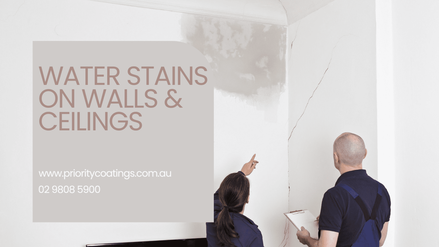How to Remove Water Stains on Walls & Ceilings Priority One Coatings