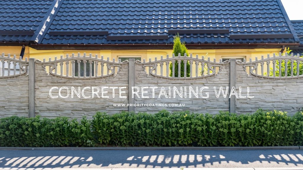 How to Paint Concrete Retaining Wall Priority One Coatings