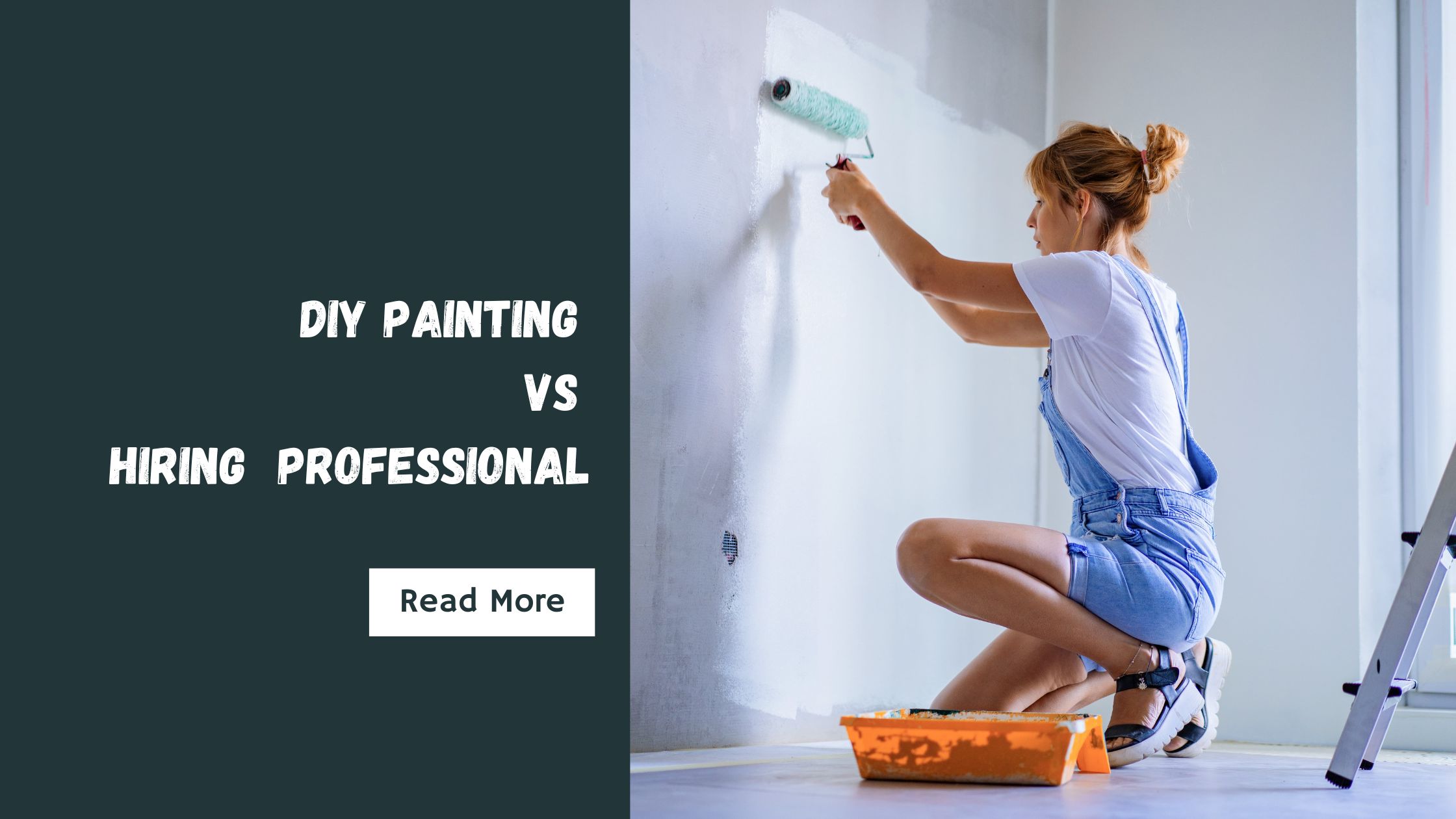 DIY painting vs hiring professional painter blog banner