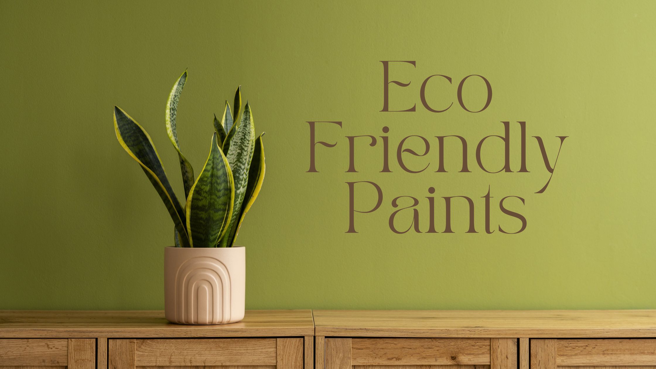 Eco-friendly paints blog banner