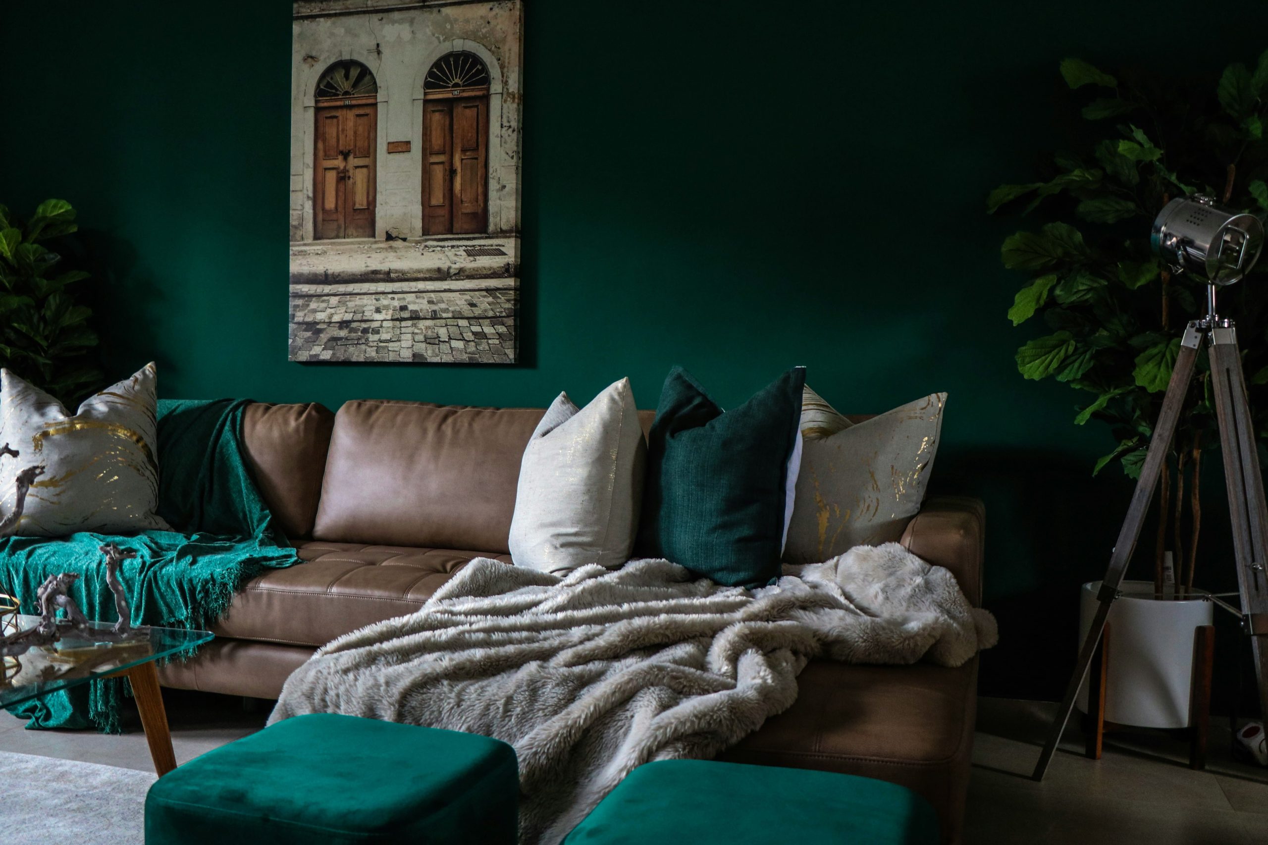 dark room inside house