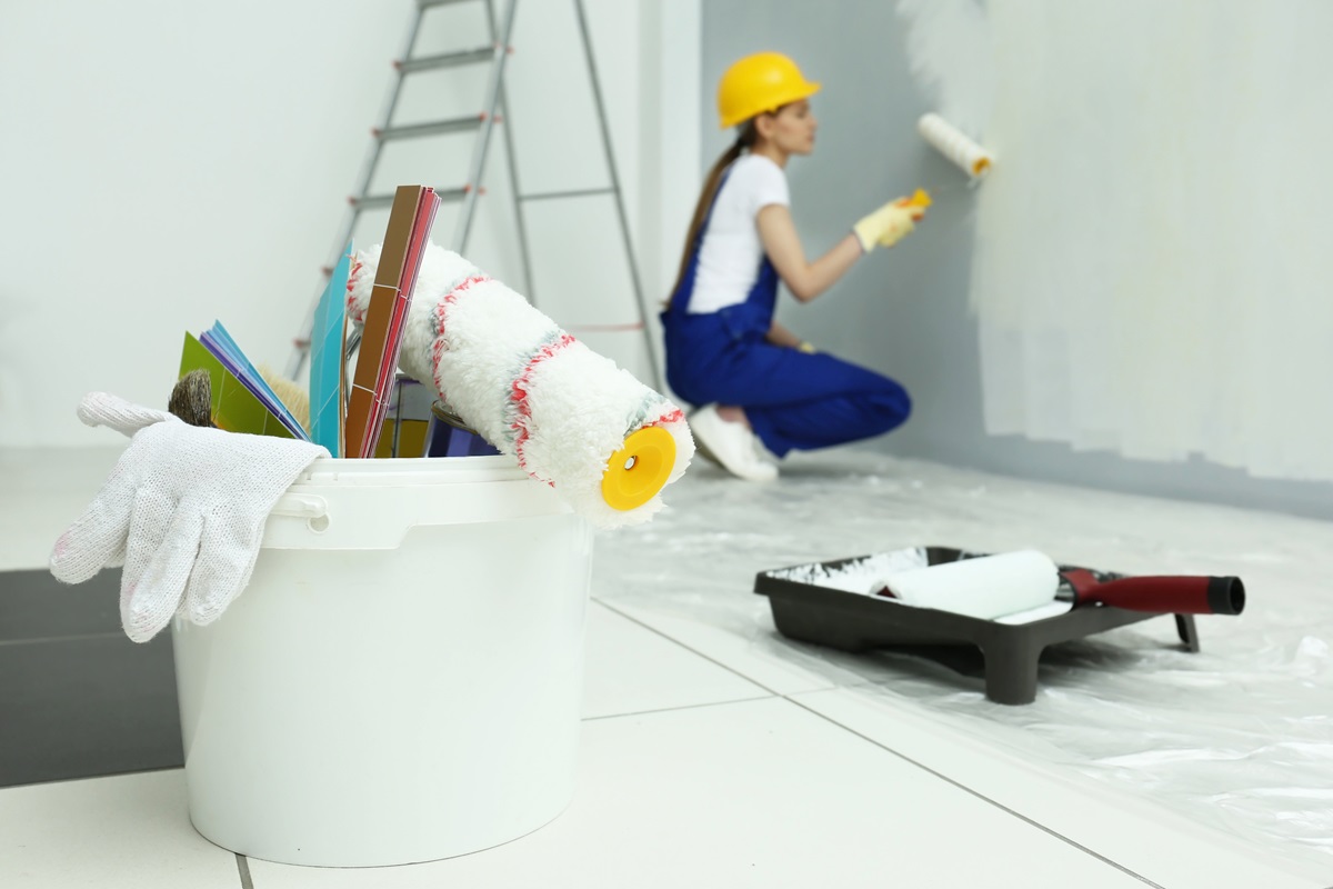instruments for repair house painting