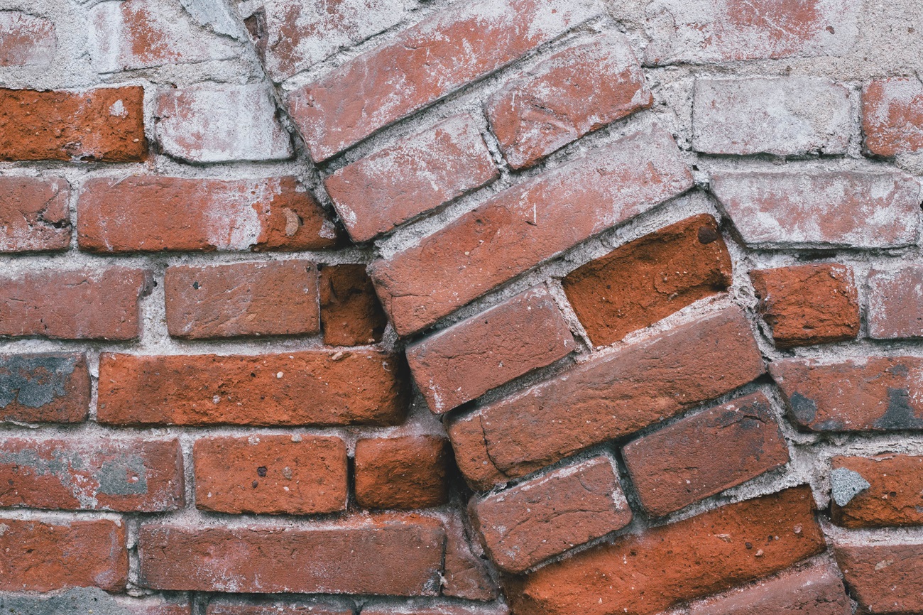 white texture brick wall